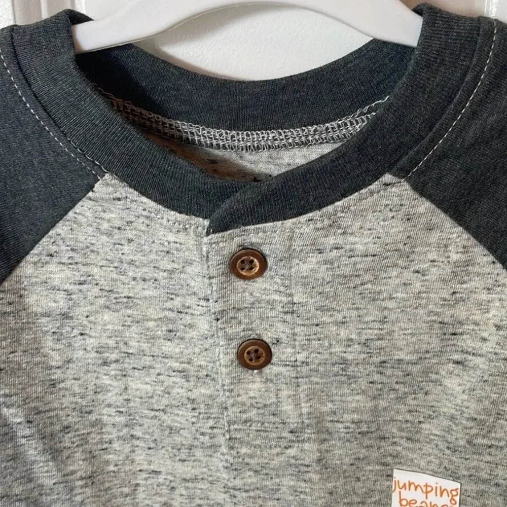 Jumping Beans Baby Boys Size FALL Henley Long Sleeve Shirt Bundle Size 12 Months - Picture 8 of 12